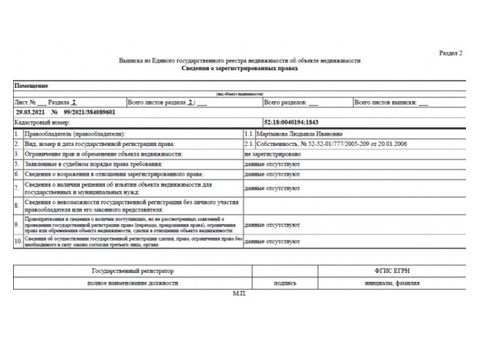 Выписки егрн в электронном виде от 30 мин