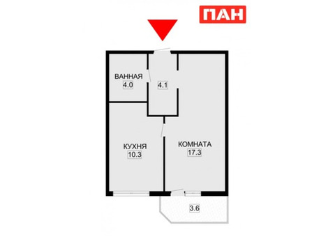 Продается 1к.кв., г. Мурино, Шоссе в Лаврики