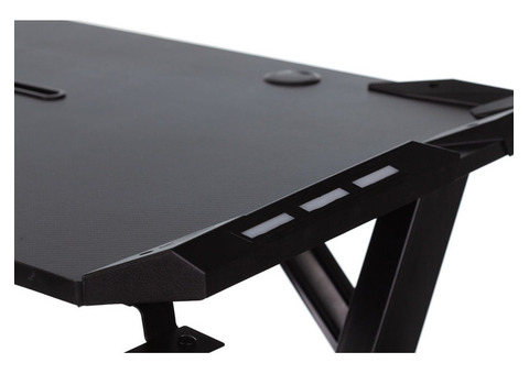 Характеристики стол игровой Бюрократ CARRY-02, карбон, черный