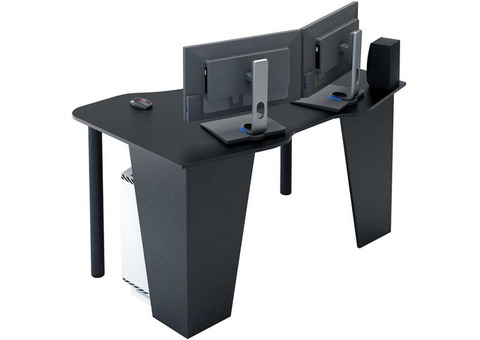 Характеристики стол игровой МАСТЕР Таунт-2, ЛДСП, черный