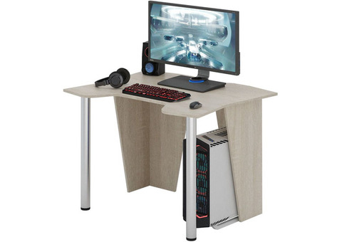 Характеристики стол игровой МАСТЕР Страйкер-10, ЛДСП, дуб сонома