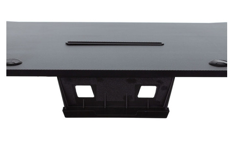 Характеристики стол игровой Бюрократ CARRY-01, карбон, черный