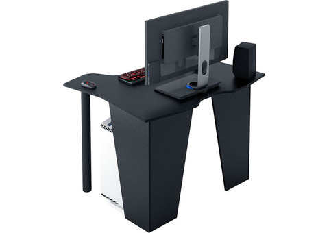 Характеристики стол игровой МАСТЕР Страйкер-10, ЛДСП, черный