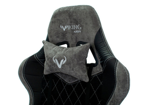 Характеристики кресло игровое ZOMBIE VIKING 7 KNIGHT, на колесиках, текстиль/эко.кожа, серый/черный [viking 7 knight b]