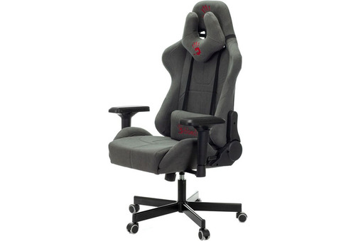 Характеристики кресло игровое A4TECH Bloody GC-700, на колесиках, ткань, серый