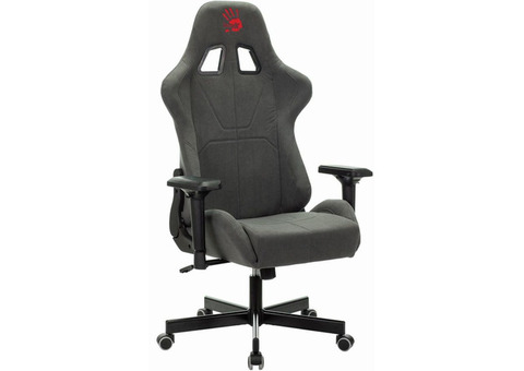 Характеристики кресло игровое A4TECH Bloody GC-700, на колесиках, ткань, серый