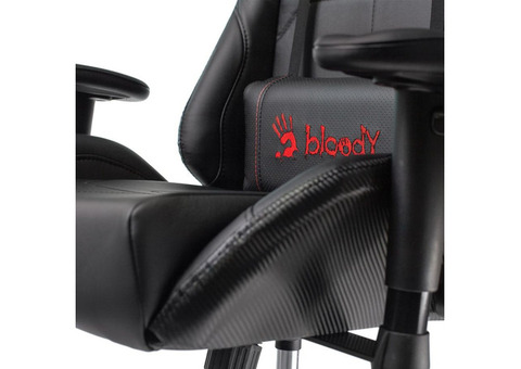 Характеристики кресло игровое A4TECH Bloody GC-500, на колесиках, эко.кожа, черный