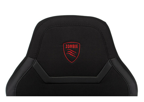 Характеристики кресло игровое ZOMBIE 10, на колесиках, текстиль/эко.кожа, черный [zombie 10 black]