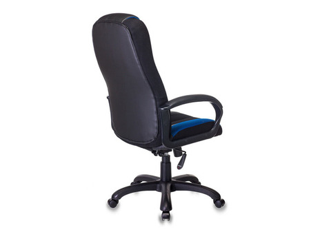 Характеристики кресло игровое ZOMBIE VIKING-9, на колесиках, текстиль/эко.кожа, черный/синий [viking-9/bl+blue]