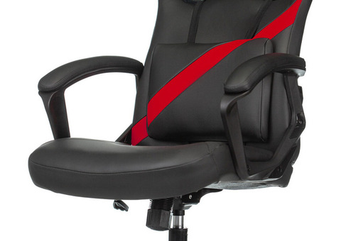Характеристики кресло игровое ZOMBIE DRIVER, на колесиках, эко.кожа, черный/красный [zombie driver red]