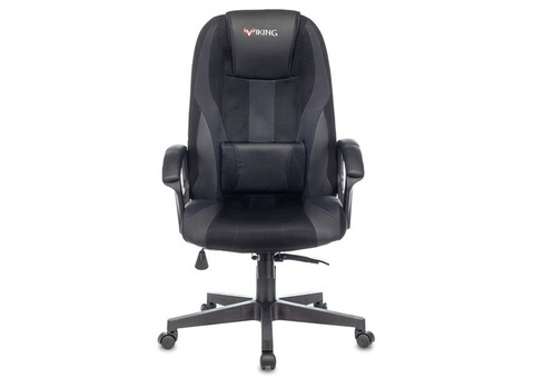 Характеристики кресло игровое ZOMBIE VIKING-9, на колесиках, текстиль/эко.кожа, черный/серый [viking-9/black]