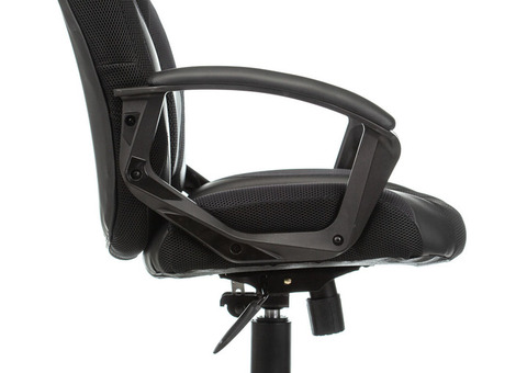 Характеристики кресло игровое ZOMBIE VIKING-9, на колесиках, текстиль/эко.кожа, черный/серый [viking-9/black]
