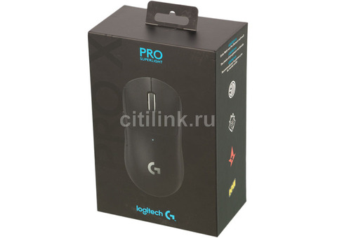 Характеристики мышь Logitech PRO Х Superlight Wireless, игровая, оптическая, беспроводная, USB, черный [910-005880]