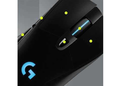 Характеристики мышь Logitech G703 LightSpeed (Hero), игровая, оптическая, беспроводная, USB, черный [910-005640]