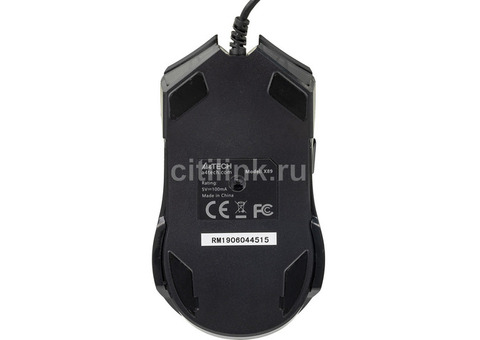 Характеристики мышь A4TECH X89, игровая, оптическая, проводная, USB, черный [x89 (black)]