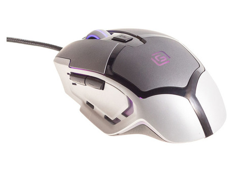 Характеристики мышь Oklick 915G HELLWISH V2, игровая, оптическая, проводная, USB, черный и серый [1003993]