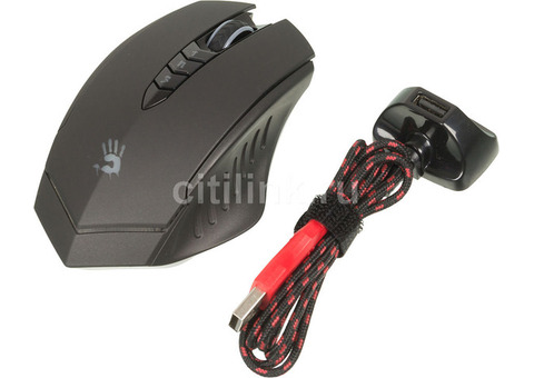 Характеристики мышь A4TECH Bloody R80, игровая, оптическая, беспроводная, USB, черный [r80 black activated]