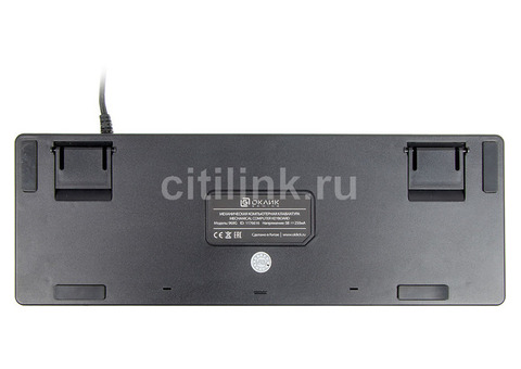 Характеристики клавиатура Oklick 969G SHOTGUN, USB, черный [1176616]