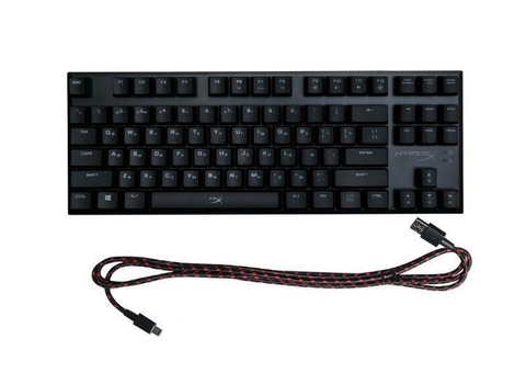 Характеристики клавиатура HYPERX Alloy FPS Pro CherryMX Red, USB, черный [hx-kb4rd1-ru/r1]