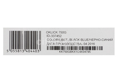 Характеристики клавиатура Oklick 750G FROST WAR, USB, черный + черный [337452]