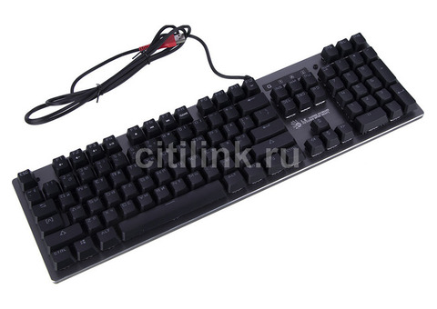 Характеристики клавиатура A4TECH Bloody B760, USB, серый оранжевый