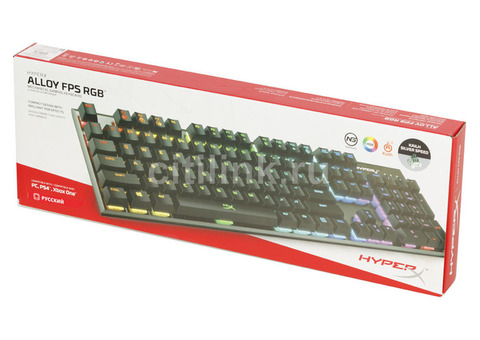 Характеристики клавиатура HYPERX Alloy FPS RGB, USB, черный [hx-kb1ss2-ru]