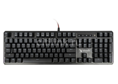 Характеристики клавиатура A4TECH Bloody B975, USB, c подставкой для запястий, черный