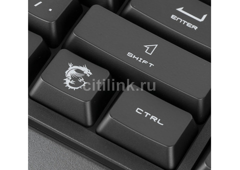 Характеристики клавиатура MSI Vigor GK20 RU, USB, c подставкой для запястий, черный [s11-04ru230-cla]