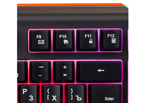 Характеристики клавиатура Oklick 710G BLACK DEATH, USB, черный серый [476393]