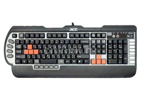 Характеристики клавиатура A4TECH G800V, USB, черный