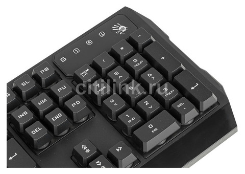 Характеристики клавиатура A4TECH Bloody Q135 Neon, USB, черный