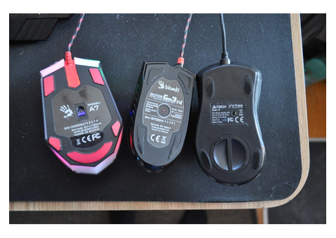 Характеристики мышь A4TECH Bloody A7, игровая, оптическая, проводная, USB, черный