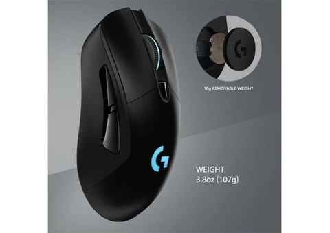 Характеристики мышь Logitech G703 LightSpeed (Hero), игровая, оптическая, беспроводная, USB, черный [910-005640]
