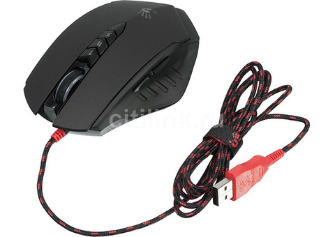 Характеристики мышь A4TECH Bloody V8, игровая, оптическая, проводная, USB, черный