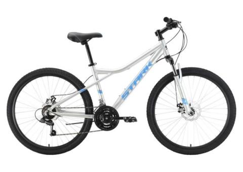 Характеристики велосипед STARK Slash 26.2 D (2021), горный (взрослый), рама: 16', колеса: 26', серый/синий, 15.9кг [hd00000114]