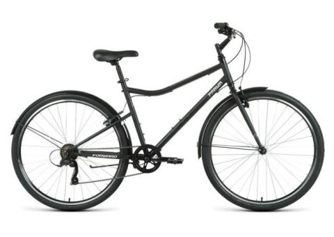 Характеристики велосипед FORWARD Parma 28 (2021), дорожный (взрослый), рама: 19', колеса: 28', черный матовый/белый, 14.34кг [rbkw1c187004]