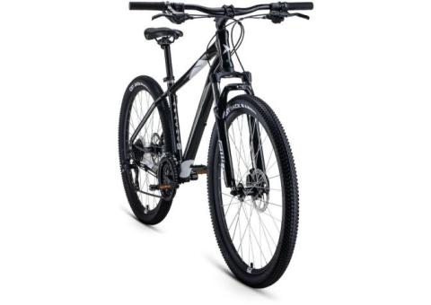 Характеристики велосипед FORWARD Apache 27,5 2.0 (2021), горный (взрослый), рама: 21', колеса: 27.5', черный/серый, 13.9кг [rbkw1m67q025]