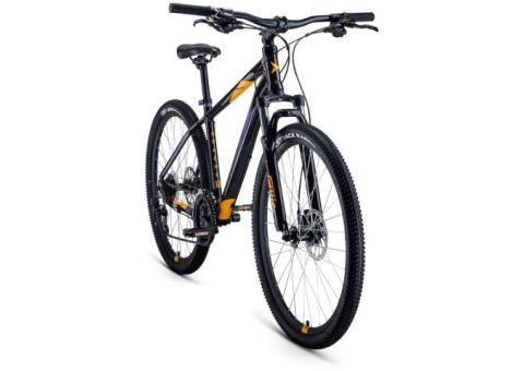 Характеристики велосипед FORWARD Apache 27,5 3.0 (2021), горный (взрослый), рама: 19', колеса: 27.5', черный/оранжевый, 13.93кг [rbkw1m67q036]