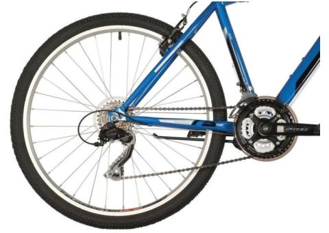 Характеристики велосипед FOXX Aztec (2021), горный (взрослый), рама: 12', колеса: 26', голубой, 17кг [26shv.aztec.14bl1]
