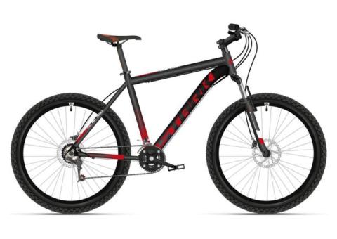 Характеристики велосипед STARK Indy 27.1 D (2021), горный (взрослый), рама: 16', колеса: 27.5', черный/красный, 15.9кг [hd00000659]