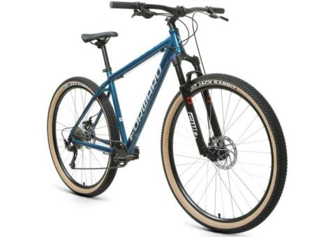 Характеристики велосипед FORWARD Buran 29 2.0 (2021), горный (взрослый), рама: 19', колеса: 29', синий/серебристый, 13.45кг [rbkw1m399002]