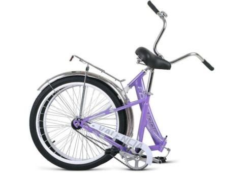 Характеристики велосипед FORWARD Valencia 24 1.0 (2021), городской (взрослый), рама: 16', колеса: 24', фиолетовый/серый, 15.5кг [rbkw1yf41010]