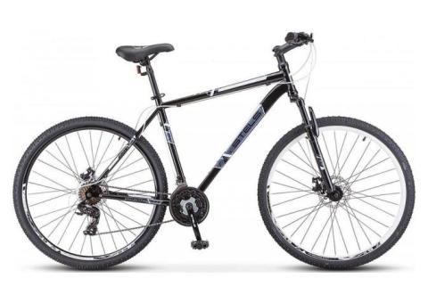 Характеристики велосипед STELS Navigator-700 MD 27.5 F020 (2020-2021), горный (взрослый), рама: 21', колеса: 27.5', черный/белый, 17.6кг [lu088943]