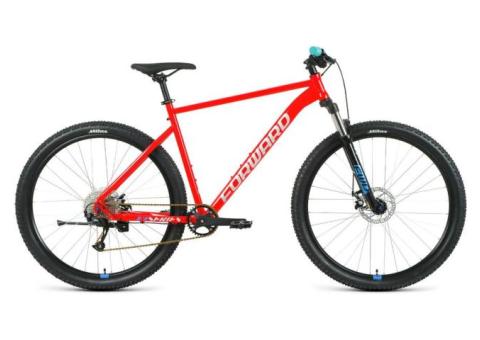 Характеристики велосипед FORWARD Sporting 29 Xx (2021), горный (взрослый), рама: 19', колеса: 29', красный/синий, 15.59кг [rbkw1m198020]