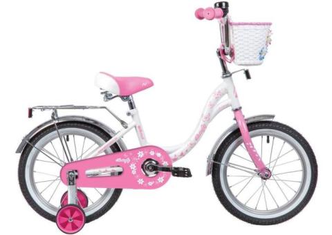 Характеристики велосипед NOVATRACK Butterfly (2020), городской (детский), колеса: 14', белый/розовый, 10.2кг [147butterfly.wpn20]