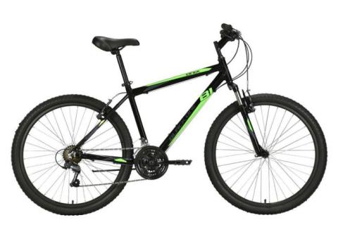 Характеристики велосипед BLACK ONE Onix 26 Alloy (2021), горный (взрослый), рама: 18', колеса: 26', черный/зеленый, 14.7кг [hd00000406]