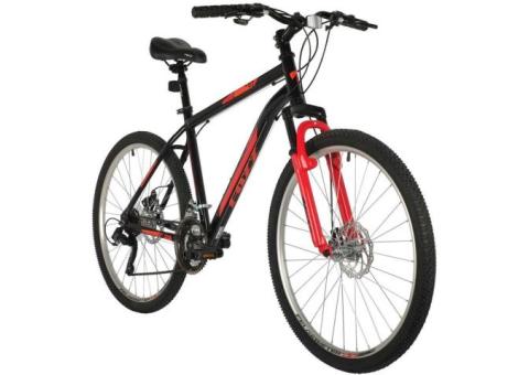 Характеристики велосипед FOXX Aztec D (2021), горный (взрослый), рама: 16', колеса: 26', красный, 17.5кг [26shd.aztecd.16rd1]