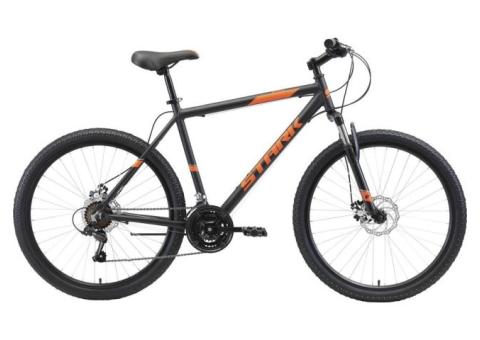 Характеристики велосипед STARK Outpost 26.1 D (2021), горный (взрослый), рама: 16', колеса: 26', черный/оранжевый, 15.9кг [hd00000104]