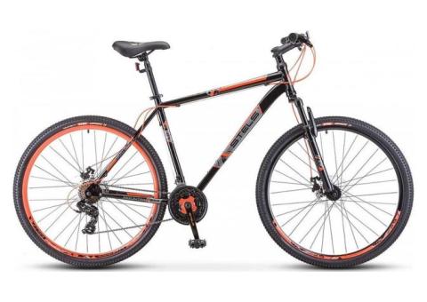 Характеристики велосипед STELS Navigator-700 MD 27.5 F020 (2020-2021), горный (взрослый), рама: 19', колеса: 27.5', черный/красный, 17.6кг [lu088937]