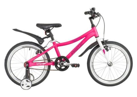 Характеристики велосипед NOVATRACK Prime городской (детский), рама: 11.5', колеса: 18', розовый/белый, 11.5кг [187aprime1v.pn20]